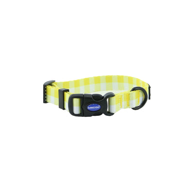 Ancol Soho Yellow Check Collar Small